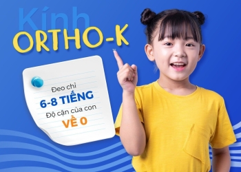 KÍNH ORTHO-K ĐEO CHỈ 6-8 TIẾNG, ĐỘ CẬN CỦA CON VỀ 0