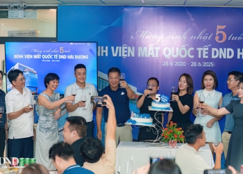 Hình ảnh kỷ niệm 5 năm sinh nhật Bệnh viện Mắt Quốc tế DND Hải Dương.