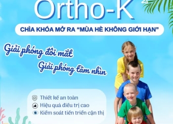 Kính Ortho-K – Giải pháp kiểm soát cận thị, mở ra mùa hè không giới hạn cho trẻ!