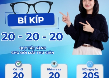 Quy Tắc 20-20-20: Bí Kíp Giúp Đôi Mắt Khỏe Mạnh Trong Thời Đại Số