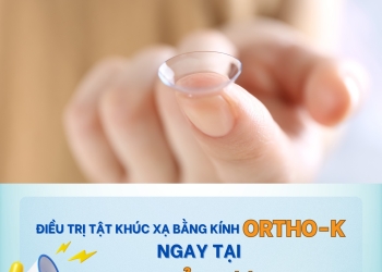 ĐIỀU TRỊ TẬT KHÚC XẠ BẰNG KÍNH ORTHO-K NGAY TẠI DND HẢI DƯƠNG!