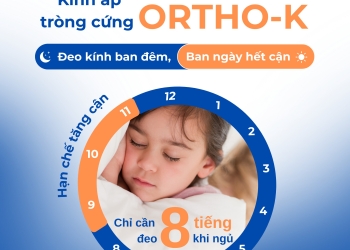 Kính Ortho-K – Giải pháp “đóng băng” độ cận, giúp trẻ tự tin học tập và vui chơi