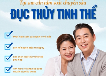 Tầm soát chuyên sâu đục thủy tinh thể chuẩn quốc tế – Lấy lại ánh sáng cuộc sống