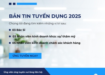 BẢN TIN TUYỂN DỤNG 2025 BỆNH VIỆN MẮT QUỐC TẾ DND HẢI DƯƠNG