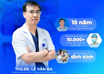 THS.BS. LÊ VĂN BA – 15 NĂM TÂM HUYẾT VỚI SỨ MỆNH GIỮ GÌN ÁNH SÁNG ĐÔI MẮT