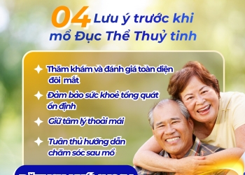LƯU Ý TRƯỚC KHI PHẪU THUẬT THAY THUỶ TINH THỂ, BẠN ĐÃ BIẾT CHƯA?