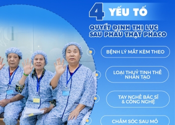 4 YẾU TỐ QUYẾT ĐỊNH THỊ LỰC SAU PHẪU THUẬT PHACO