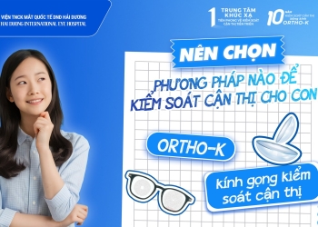 Nên chọn phương pháp nào để kiểm soát cận thị cho trẻ?