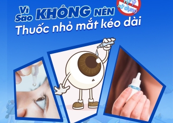 Vì sao không nên tự ý dùng thuốc nhỏ mắt kéo dài?