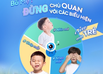 Dấu hiệu tật khúc xạ ở trẻ em: Bố mẹ không nên bỏ qua