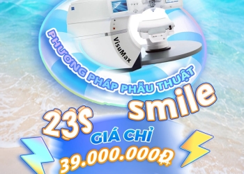Chỉ 23 giây laser – Giải pháp thoát cận hiện đại với phẫu thuật SMILE tại DND Hải Dương