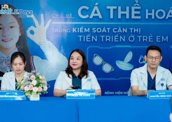 Workshop “Cá thể hóa trong kiểm soát cận thị tiến triển ở trẻ em” tại DND Hải Dương thu hút đông đảo phụ huynh tham dự