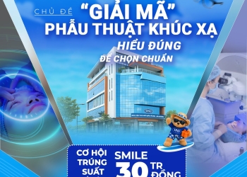 TIN CHUẨN! CƠ HỘI PHẪU THUẬT KHÚC XẠ SMILE CHỈ 30 TRIỆU ĐỒNG