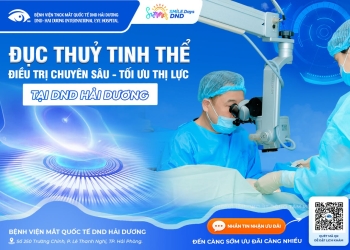 Đục thủy tinh thể: Điều trị chuyên sâu, tối ưu thị lực tại DND Hải Dương