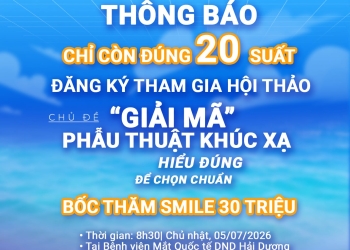 Hội thảo mổ cận tháng 7: Giải mã phẫu thuật khúc xạ – Cơ hội nhận SMILE 30 triệu