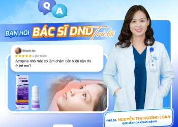 [Q&A] Atropine nhỏ mắt có giúp làm chậm cận thị ở trẻ em không?