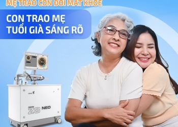 MẸ TRAO CON ĐÔI MẮT KHỎE – GIẢI PHÁP FEMTO PHACO GIÚP NGƯỜI LỚN TUỔI NHÌN RÕ TRỞ LẠI