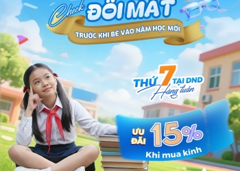 TRƯỚC KHI BÉ VÀO NĂM HỌC MỚI, ĐỪNG QUÊN KHÁM MẮT CHO TRẺ