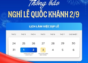 DND HẢI DƯƠNG THÔNG BÁO LỊCH LÀM VIỆC DỊP LỄ QUỐC KHÁNH 2/9/2026