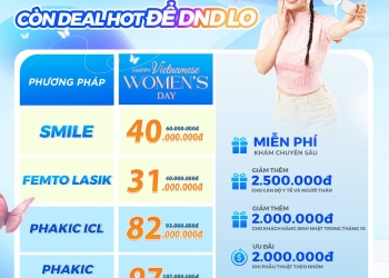 BẢNG GIÁ PHẪU THUẬT KHÚC XẠ THÁNG 10 TẠI DND HẢI DƯƠNG: EM CỨ VIỆC XINH ĐẸP, CÒN DEAL HOT ĐỂ DND LO