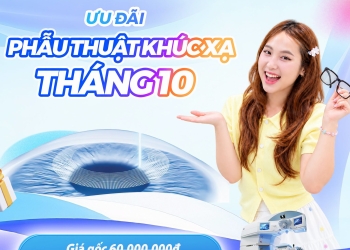 Ưu đãi mổ cận SMILE tháng 10 tại DND Hải Dương: Giá chỉ từ 37,5 triệu đồng